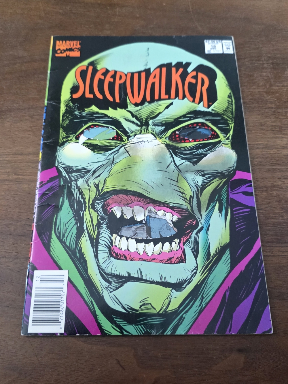 Vintage 1992 Marvel Sleepwalker Comic Book  #19